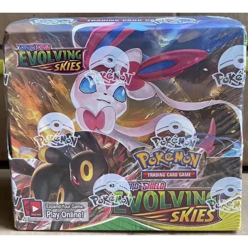 Pokemon TCG Sword & Shield 36 pack booster box online Sams World featuring Evolving Skies set with Sylveon and Umbreon
