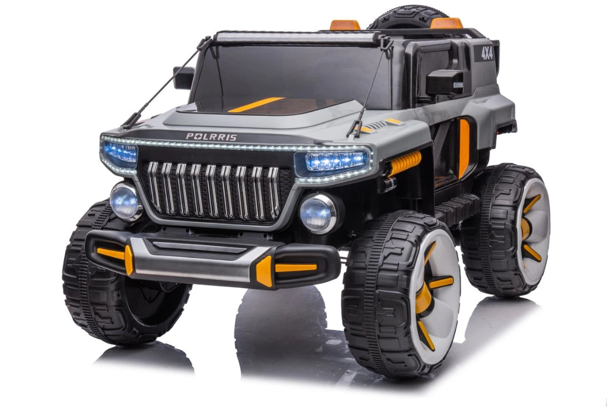 100 kg weight capacity kids car jumbo size jeep in Ahmedabad Gujarat black and orange ride on toy jeep