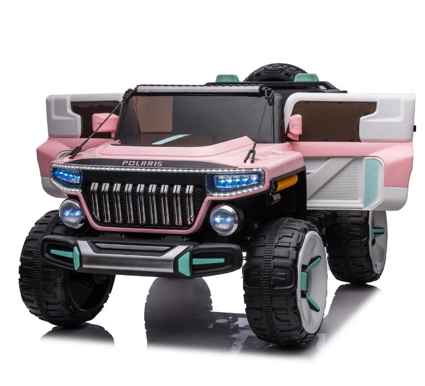 Pink ride on toys 100 kg weight capacity kids car jumbo size jeep in Ahmedabad Gujarat by samstoy.in