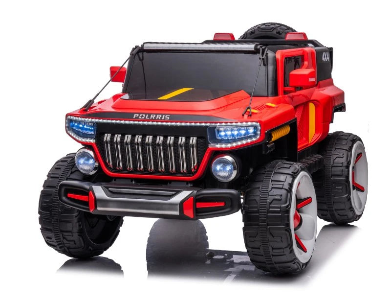 Red ride on toy jeep with 100 kg weight capacity kids car jumbo size jeep in Ahmedabad Gujarat