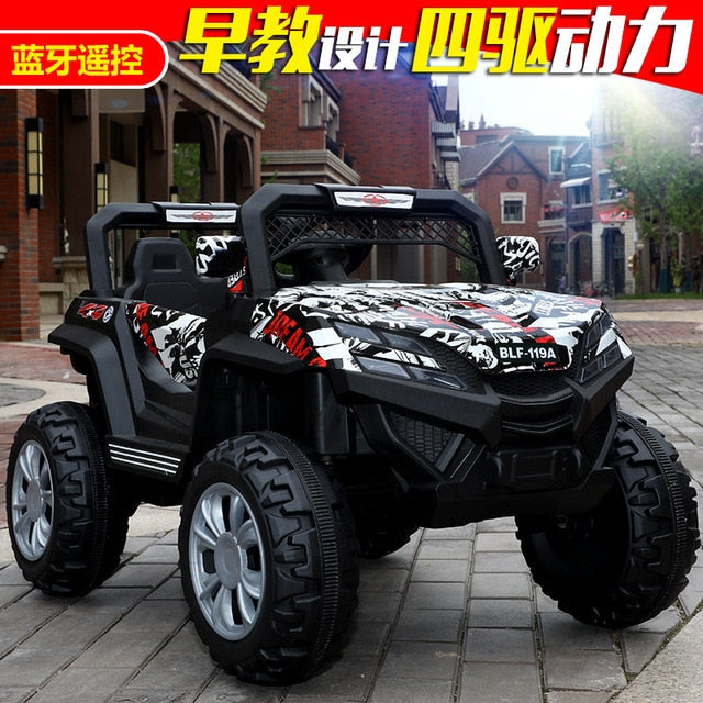 Remote control off-road car for children with special offer price featuring rugged design and large tires