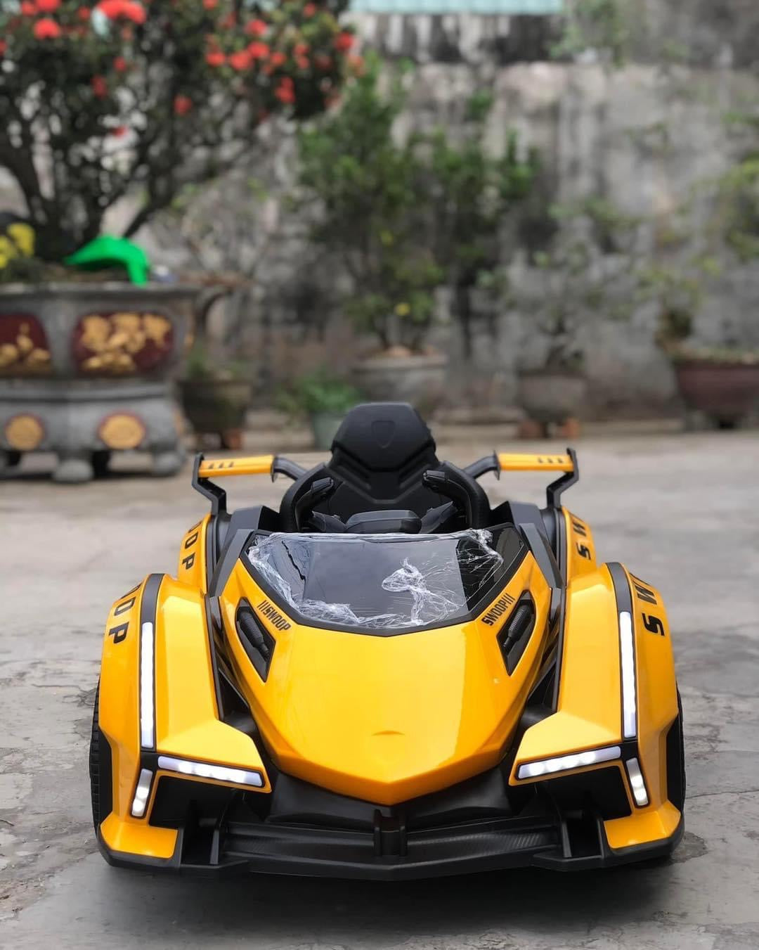 Yellow remote control sports car toy for children in Ahmedabad Gujarat India by samstoy.in