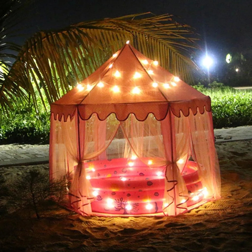 Buy Indoor and Outdoor Kids Play House | Hexagon Princess Castle Play Tent Pink | Sams Toy world ahmedabad gujarat samstoy.in Sams toy world shop in Ahmedabad Gujarat