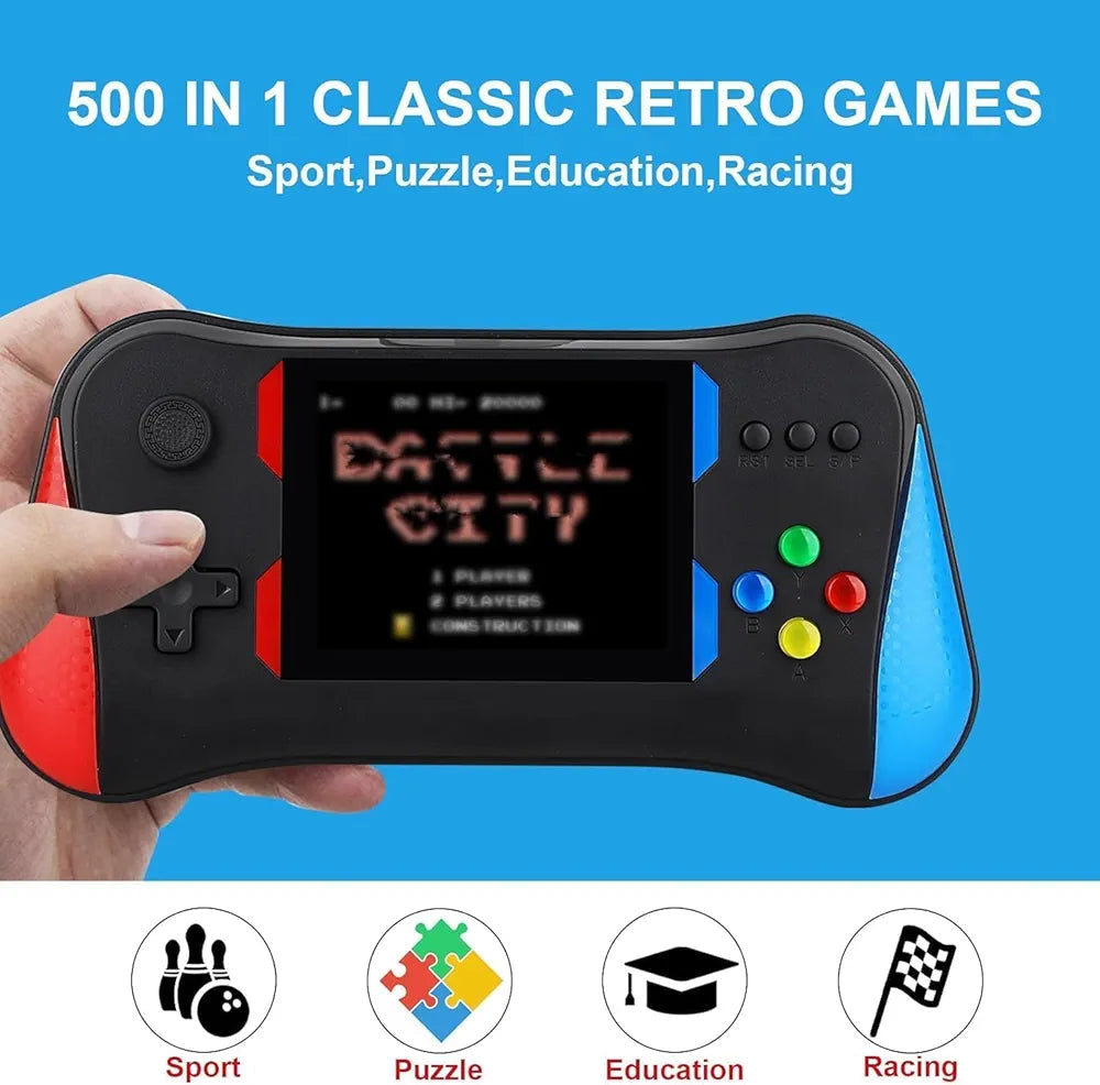 Buy Retro Gaming Console with Video Games Suitable | Kids Aged 7 and up| Handheld Gaming Console Compatible with TV| Featuring Classic Mario Video Game | Sams world samstoy.in Sams toy world shop in Ahmedabad Gujarat