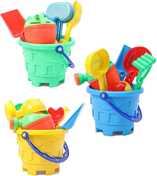 Buy Sand Castle| Garden Toy Beach Toys Set for Kids Indian Made | Beach Sand Castle Toys Activity Playset |Gardening Tool with Bucket| Kids Baby Toys Sand Beach Toys (12 Pcs) Sams world 🌍 samstoy.in Sams toy world shop in Ahmedabad Gujarat