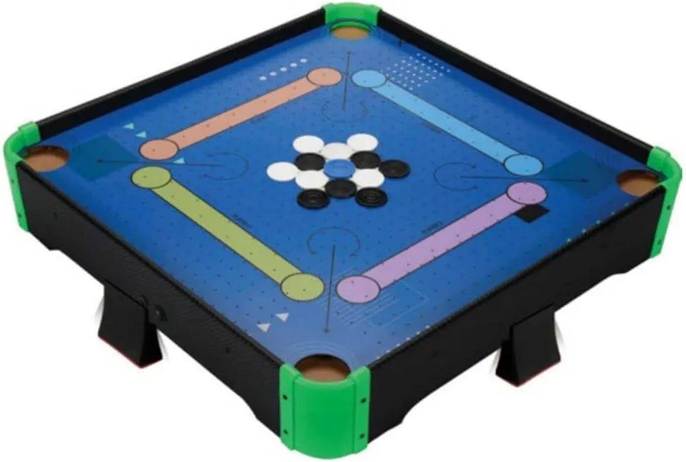 Buy Plastic AIR Carrom for Kids and Adults | Portable Indoor Tabletop Game with Air Flow Technology | Smooth and Fast Gameplay | Perfect for Family Fun and Parties|Sams world samstoy.in Sams toy world shop in Ahmedabad Gujarat