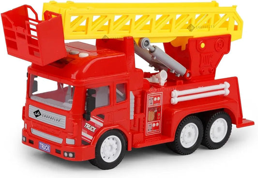 Buy Plastic Fire Ladder Truck Toy Truck for Kids Durable Push | Go Construction Vehicle with Movable Parts Perfect for kids |Sams world samstoy.in Sams toy world shop in Ahmedabad Gujarat