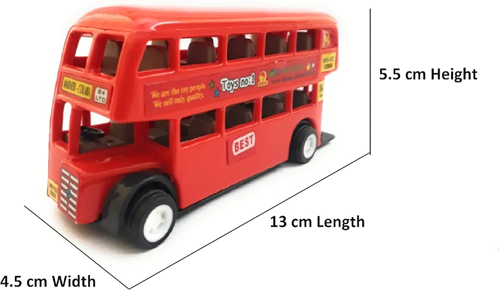 Buy Combo Toys of Double Decker Bus and Travel India Van | Red and Blue Color | Set of 2 Toys| give in birthday gift| play with friends| Sams Toy world ahmedabad gujarat samstoy.in Sams toy world shop in Ahmedabad Gujarat