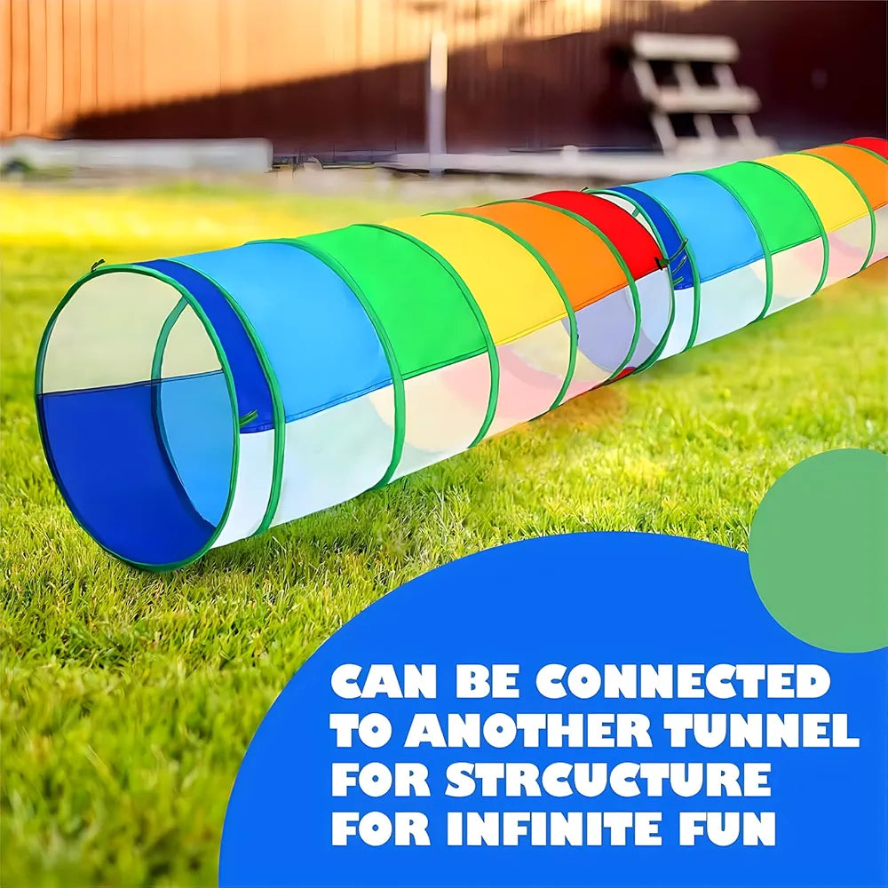 Buy Kids Play Tunnel for Toddlers| Baby Tunnel Pop Up Tunnels for Kids | Crawl Through Collapsible Toddler Tunnel Tent Breathable Mesh Tube Pet Crawl Indoor Outdoor Toy| samstoy.in Sams toy world shop in Ahmedabad Gujarat