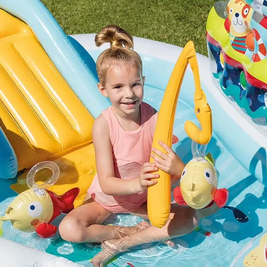 Buy Water Play Center Swimming Pool with Slides Mini Water Park | Kids and Toddlers Play | Sams Toy world ahmedabad gujarat Intex Sams toy world shop in Ahmedabad Gujarat
