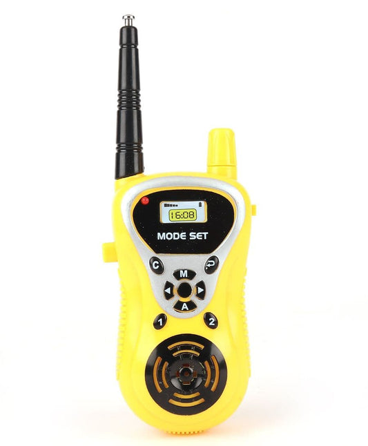 Buy Wakiee|takiee Toy 2-Player System, Yellow and Black, LCD Display, Interphone Communication Set, Safety Flexible Antenna, Ages 3+, samstoy.in Sams toy world shop in Ahmedabad Gujarat