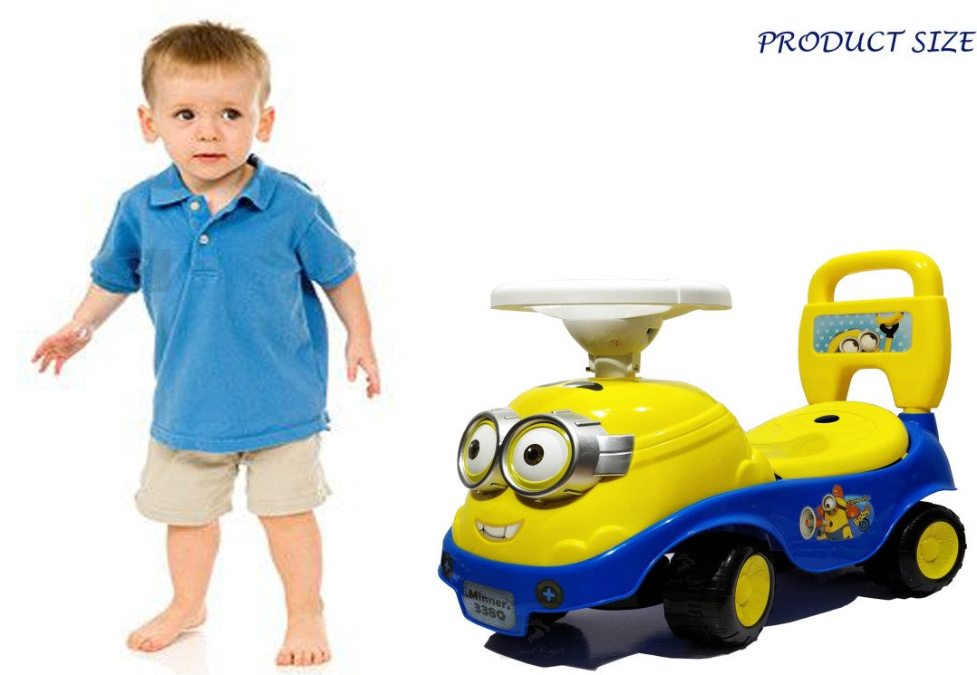 Buy Minion Race Kids Ride On Push Car for Toddlers Baby car Toy Children Rider & Infant Baby car Toys | Kids Suitable for Boys & Girls(1-3 Years)- Yellow| Sams world ahmedabad samstoy.in Sams toy world shop in Ahmedabad Gujarat