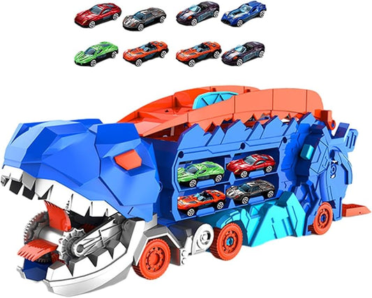 Buy Dinosaur Parking Lot Playset for Kids – 2-in-1 Dino Garage with Launcher, Storage Compartment & 1:64 Alloy Mini Racing Cars, Transforming Dinosaur Car | sams toy world Sam's Toy World Sams toy world shop in Ahmedabad Gujarat