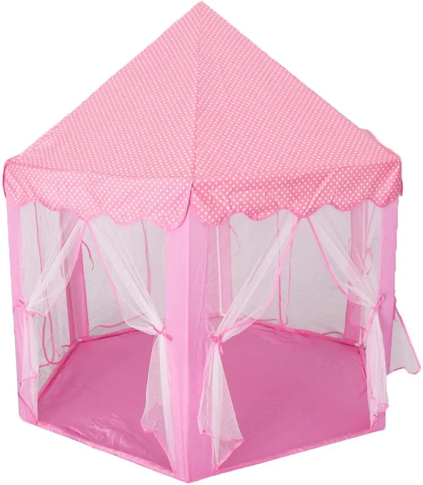 Buy Indoor and Outdoor Kids Play House | Hexagon Princess Castle Play Tent Pink | Sams Toy world ahmedabad gujarat samstoy.in Sams toy world shop in Ahmedabad Gujarat