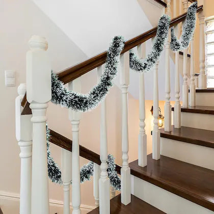 Buy Set Of 3 Snow Garland For Christmas Tree Decoration Ornaments Tinsel Snow Garlands For Xmas Home - Christmas Decorations Items Home Office Railing Decor - (6 Ft Length), 180 CM | sams toy world Sam's Toy World Sams toy world shop in Ahmedabad Gujarat