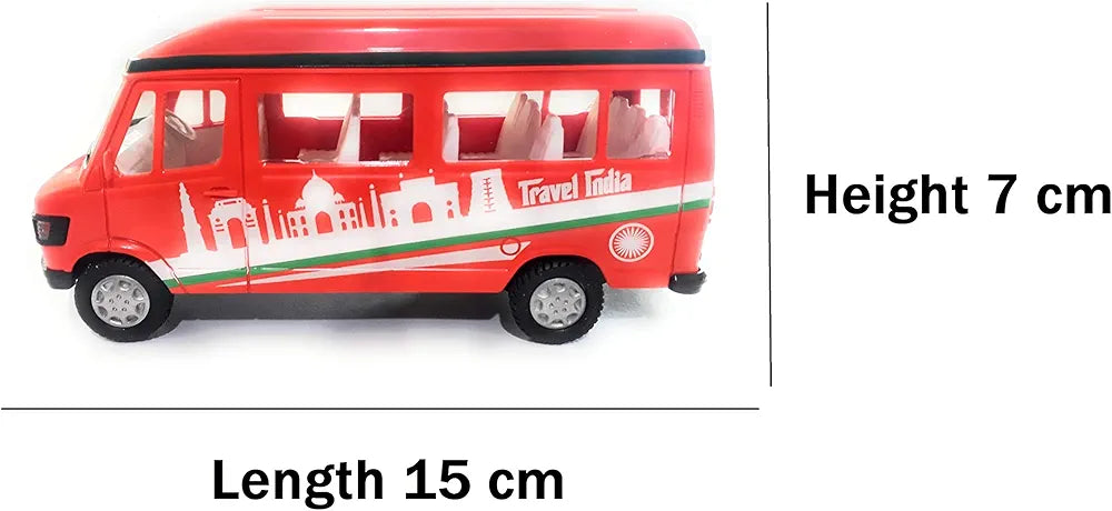 Buy Combo Toys of Double Decker Bus and Travel India Van | Red and Blue Color | Set of 2 Toys| give in birthday gift| play with friends| Sams Toy world ahmedabad gujarat samstoy.in Sams toy world shop in Ahmedabad Gujarat