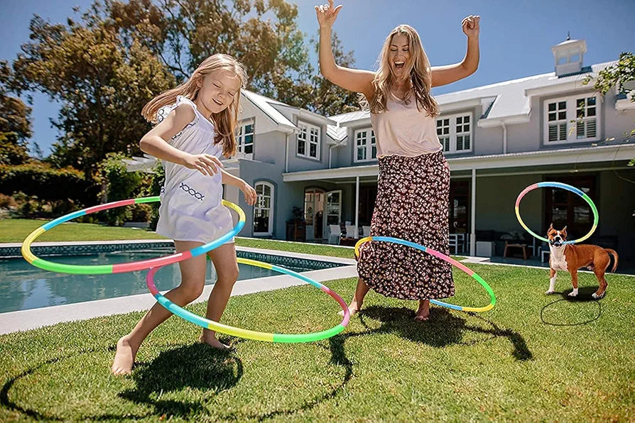 Big Size Light Weight Hola Hoop Exercise Ring| Toy for Sports Playing| Fitness for Kids and Adults (Multicolor) | Sams world