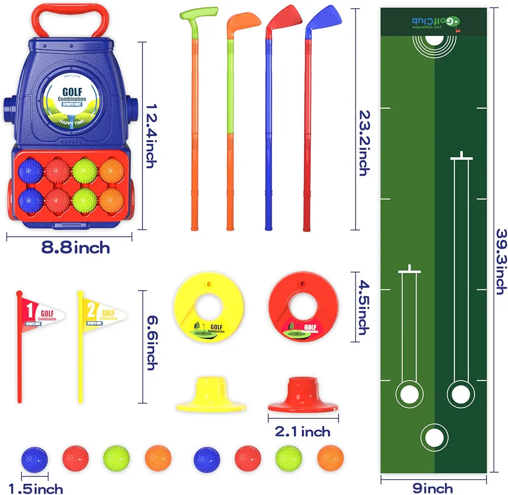 Buy Toddler Golf Set with Putting Mat samstoy.in Sams toy world shop in Ahmedabad Gujarat