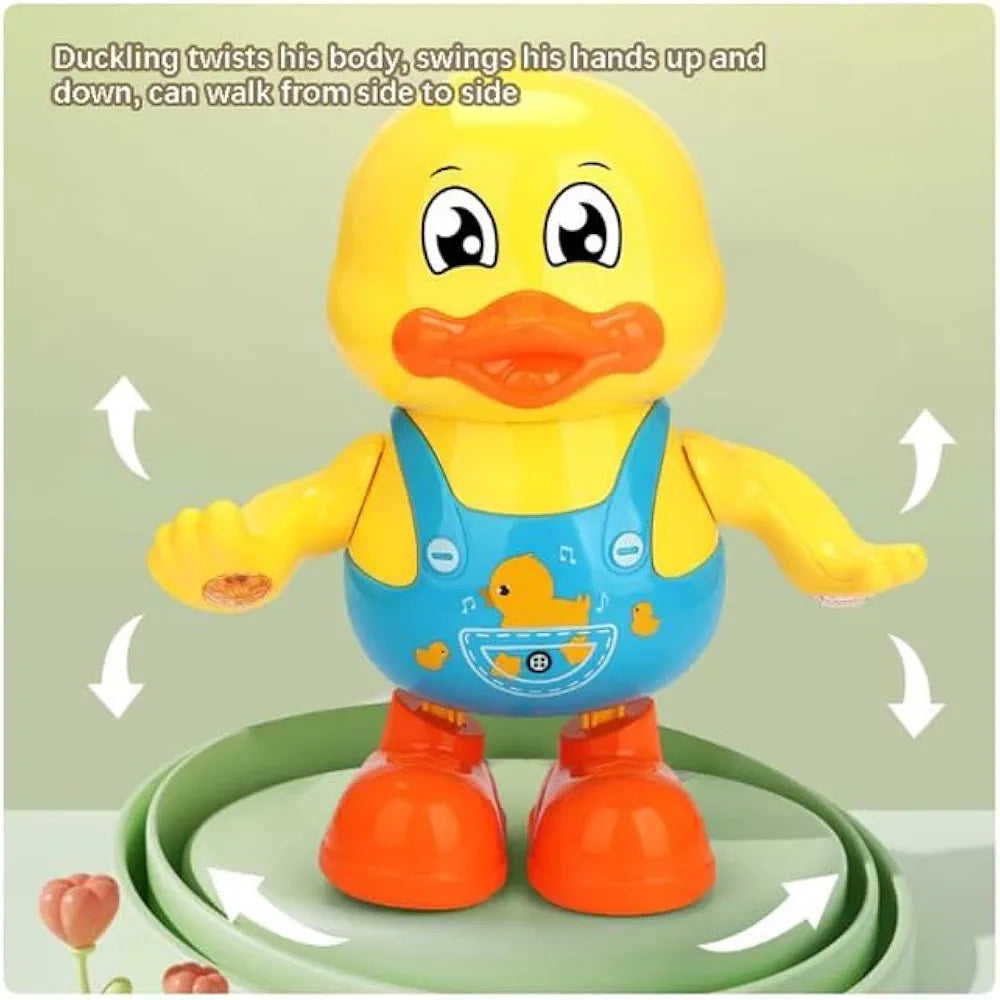 Buy Duck Funny Cute Dancing Electric Musical Duck Cartoon with Lights Robot Toys | sams toy world Sam's Toy World Sams toy world shop in Ahmedabad Gujarat