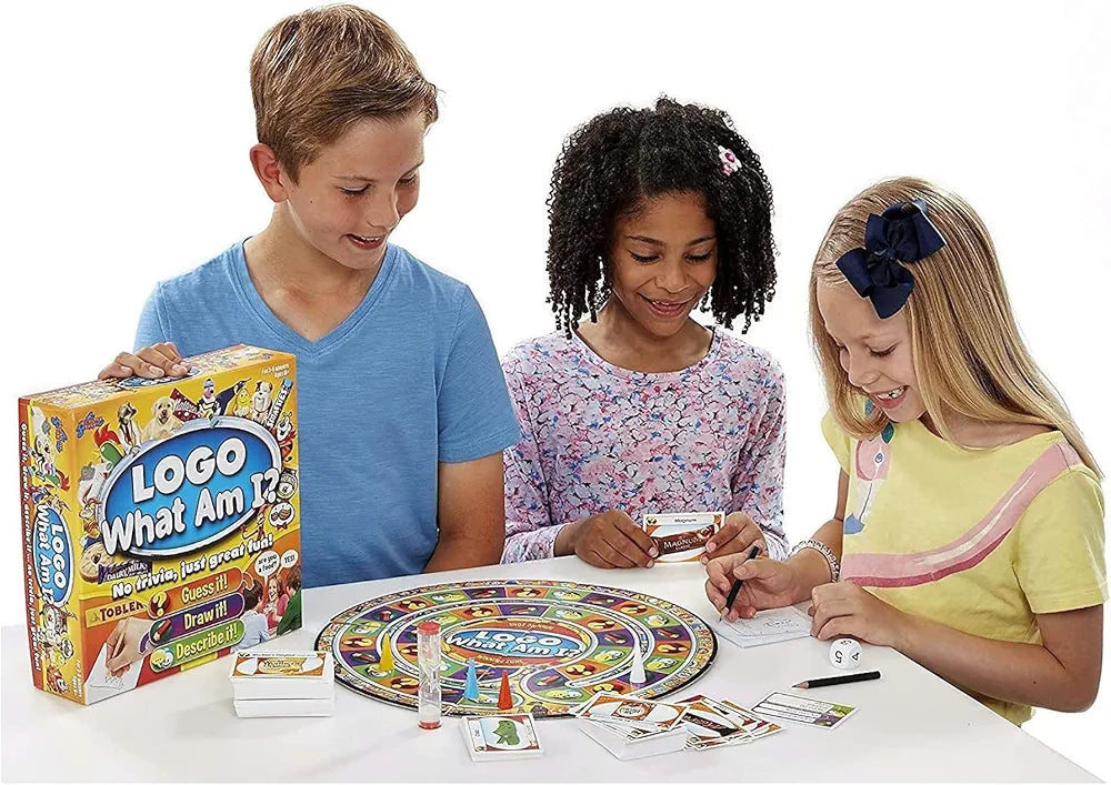Buy LOGO WHAT AM ? BOARD GAME | play with family friend and party time| Sams Toy world Ahmedabad Gujarat samstoy.in Sams toy world shop in Ahmedabad Gujarat