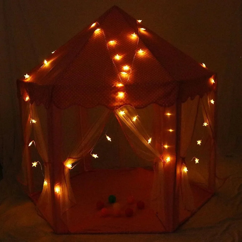 Buy Indoor and Outdoor Kids Play House | Hexagon Princess Castle Play Tent Pink | Sams Toy world ahmedabad gujarat samstoy.in Sams toy world shop in Ahmedabad Gujarat