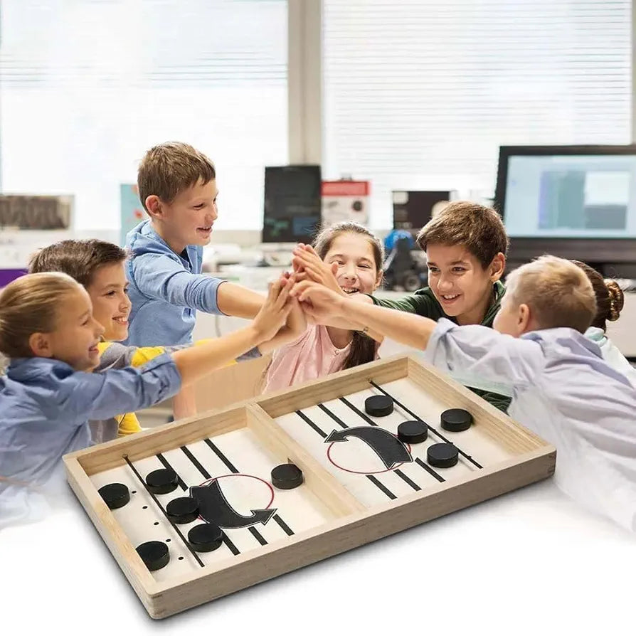 Buy Children's Indoor Games| Bouncing Chess Wooden Table Ice Hockey Bumper Chess Puzzle| Desktop Hockey Game| Sams world 🌍 samstoy.in Sams toy world shop in Ahmedabad Gujarat