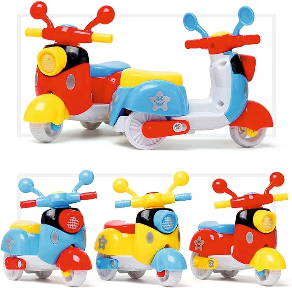 Buy 4 Piece Children's Ride On Toy Set - Mini Scooter| Pressure Ride| Robo Plane| and Robo Car - Fun and Durable Ride-On Toys for Kids|Sams world š samstoy.inĀ Sams toy world shop in Ahmedabad GujaratĀ