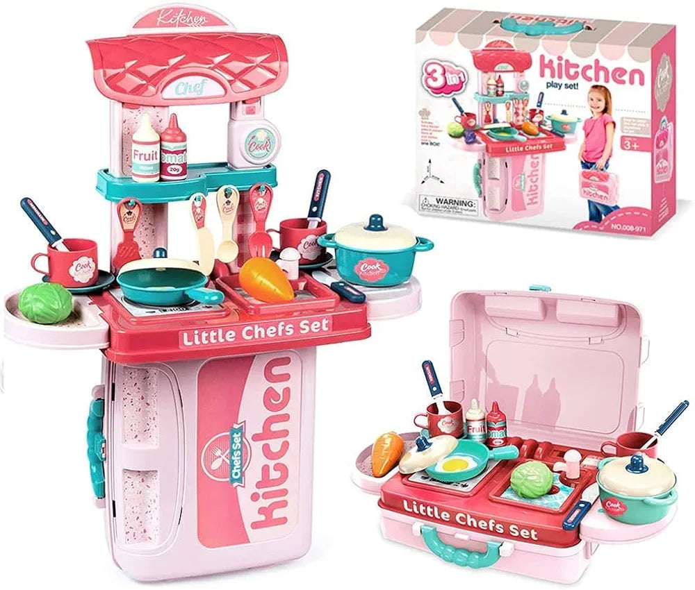 in Kitchen Set/Kids Kitchen Set for Girls/Kitchen Set Girls-Kitchen Playset| age 3-8 Years Old Kids Boys Girls|Sams Toy world ahmedabad