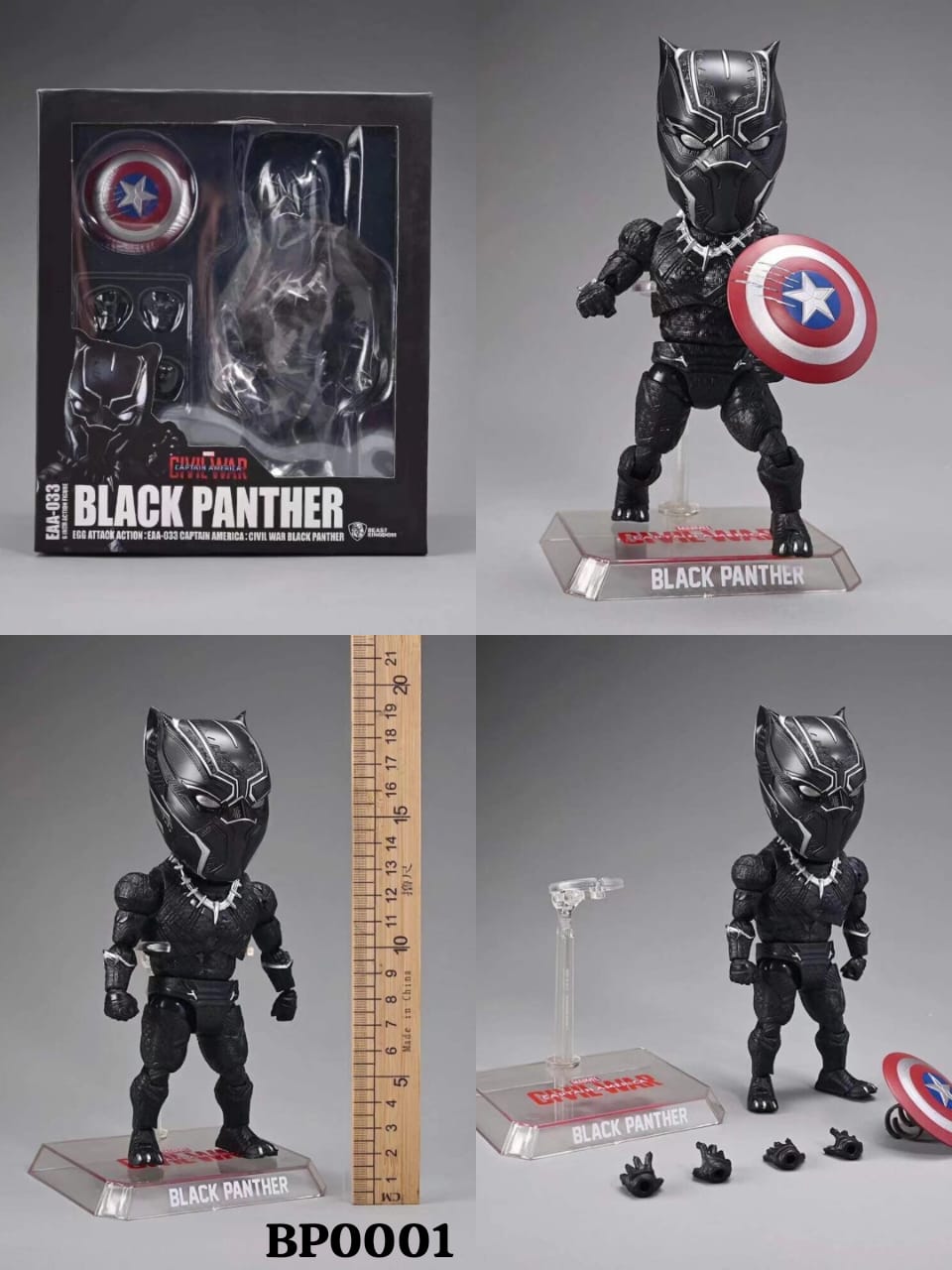 Buy Captain America: Civil War: Egg Attack Action Black Panther Figure | sams toy world Sam's Toy World Sams toy world shop in Ahmedabad Gujarat