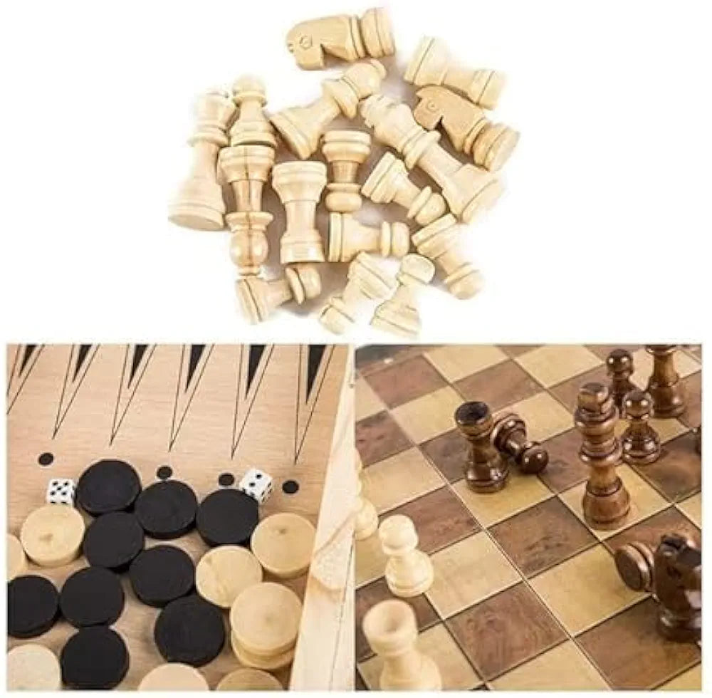 Buy Checkers and Backgammon 3 in 1 Woodn Folden Board Game| Ideal for Above 6 Years of Age | Sams Toy world ahmedabad gujarat samstoy.in Sams toy world shop in Ahmedabad Gujarat