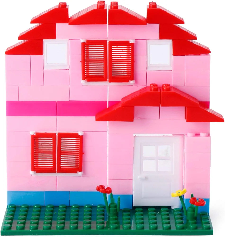 Buy Small House Building Block Game|Dream House Block Set |157 Pieces Blocks,House Building Blocks|Educational Toy| Bricks Toys Sets|Puzzles Block Set for Kids| Sams world samstoy.in Sams toy world shop in Ahmedabad Gujarat