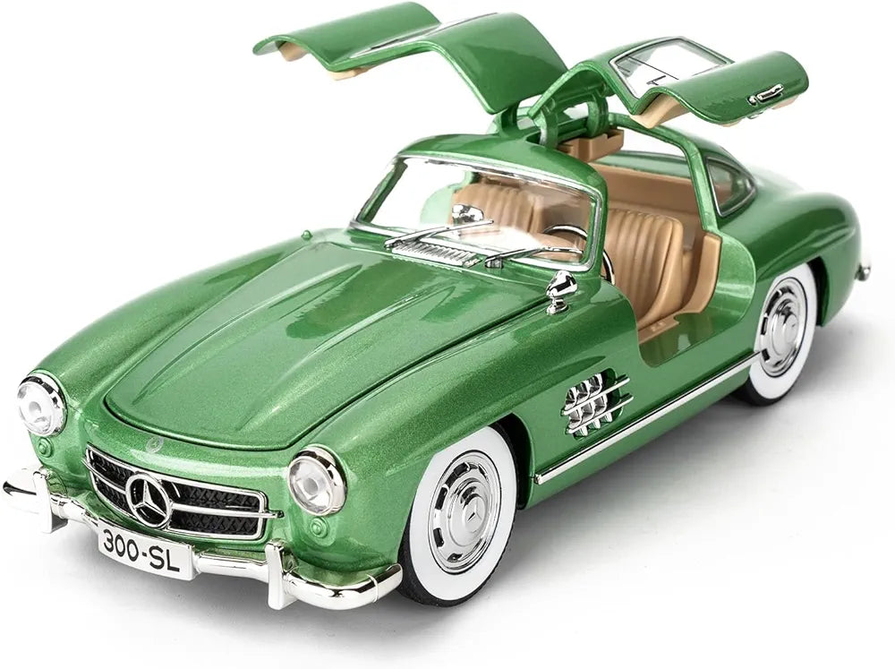 Buy MER-CEDES Ben-Z 300SL Die-Cast Metal Car with Sport car Openable Doors Light and Sound | Pull Back Function | Sams world samstoy.in Sams toy world shop in Ahmedabad Gujarat