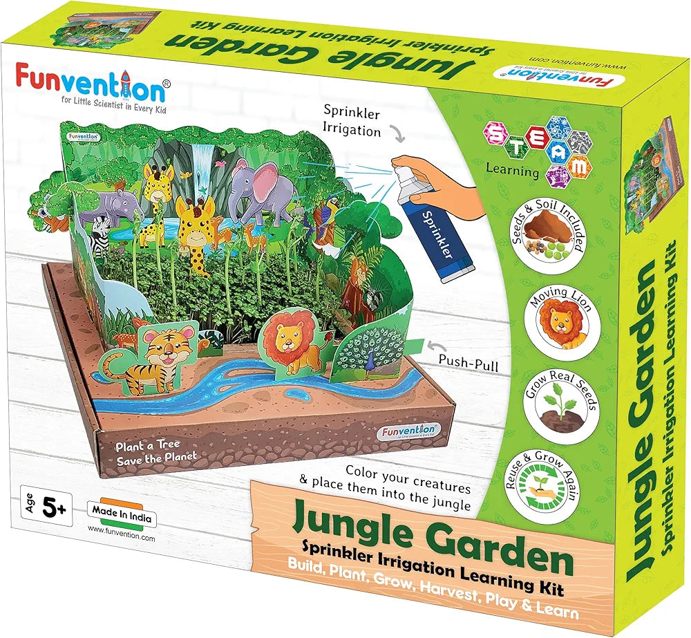 Funvention Jungle Garden Sprinkler Irrigation Kit | for useful garden | learning our child | sams Toy world