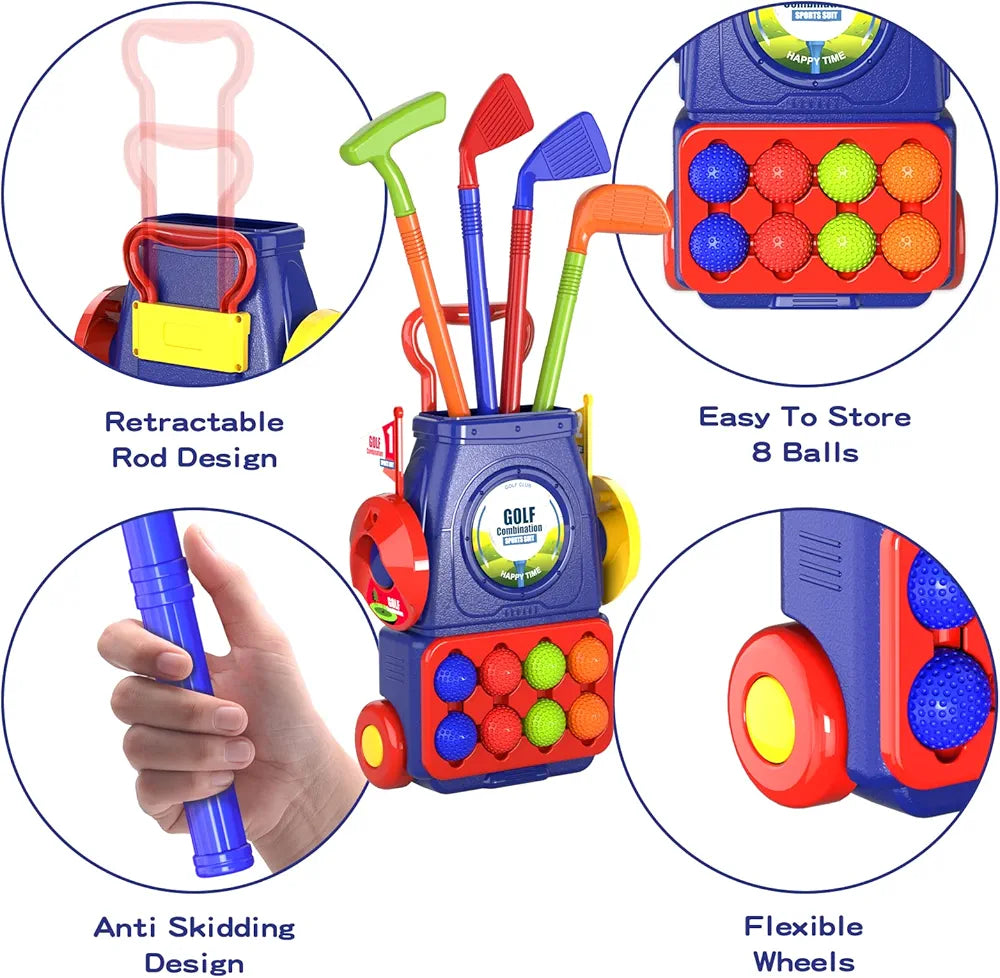 Buy Toddler Golf Set with Putting Mat samstoy.in Sams toy world shop in Ahmedabad Gujarat