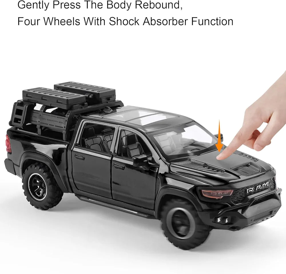 Buy Toy Dodge Mammoth Pickup Truck Model Car Vehicle Toy|  Kids Boys 3+ Years| Diecast Metal Truck with Sound and Light| Alloy Toy Truck for Kids Birthday Gift and Model Collection|Sams world š samstoy.inĀ Sams toy world shop in Ahmedabad GujaratĀ