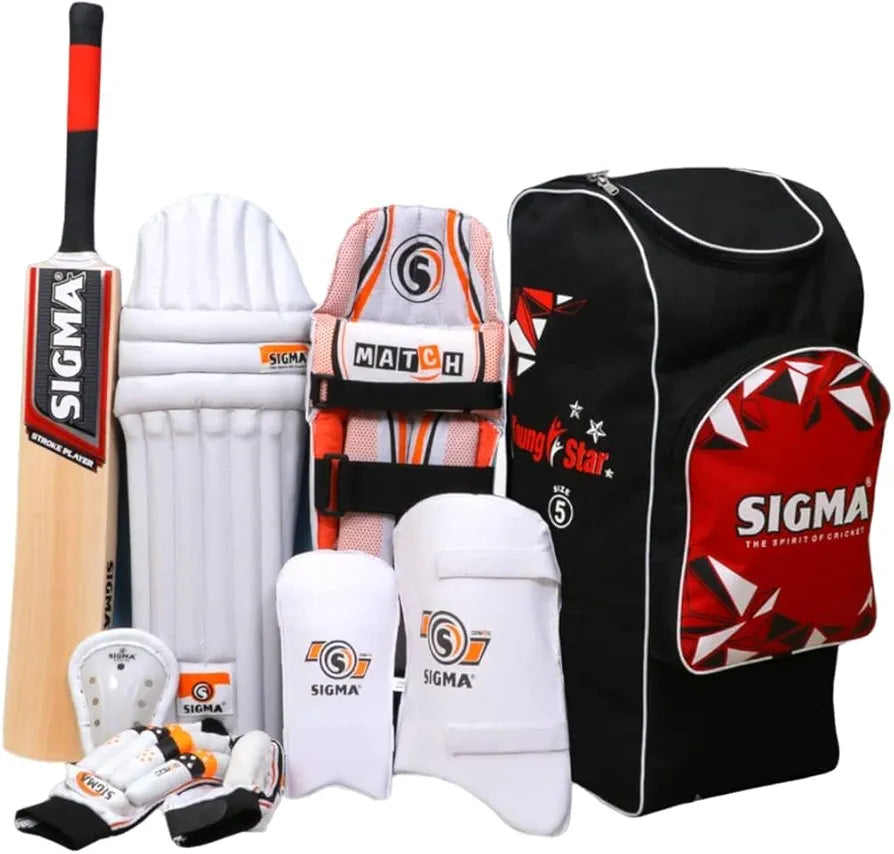 Buy Young Star Complete Cricket Set| Multicoloured (Size 3) samstoy.in Sams toy world shop in Ahmedabad Gujarat
