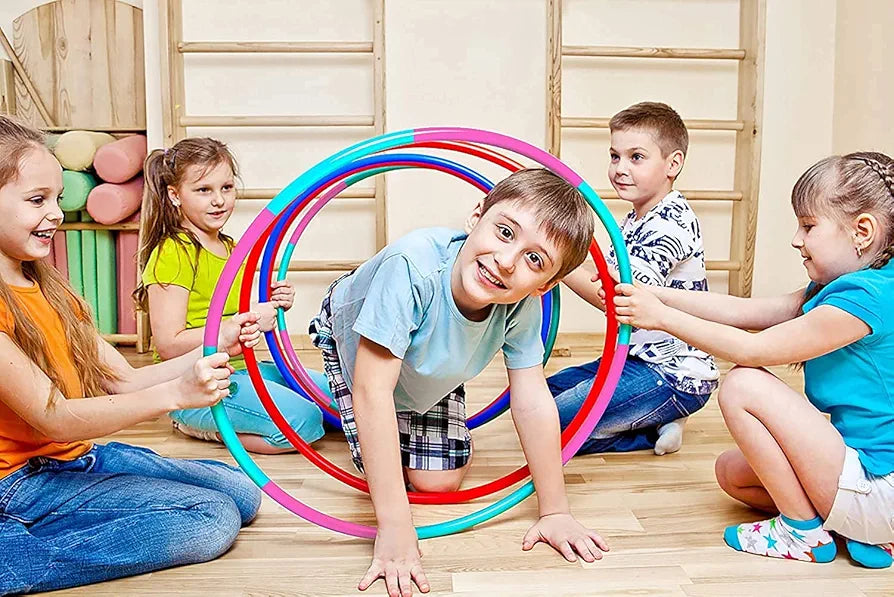 Big Size Light Weight Hola Hoop Exercise Ring| Toy for Sports Playing| Fitness for Kids and Adults (Multicolor) | Sams world