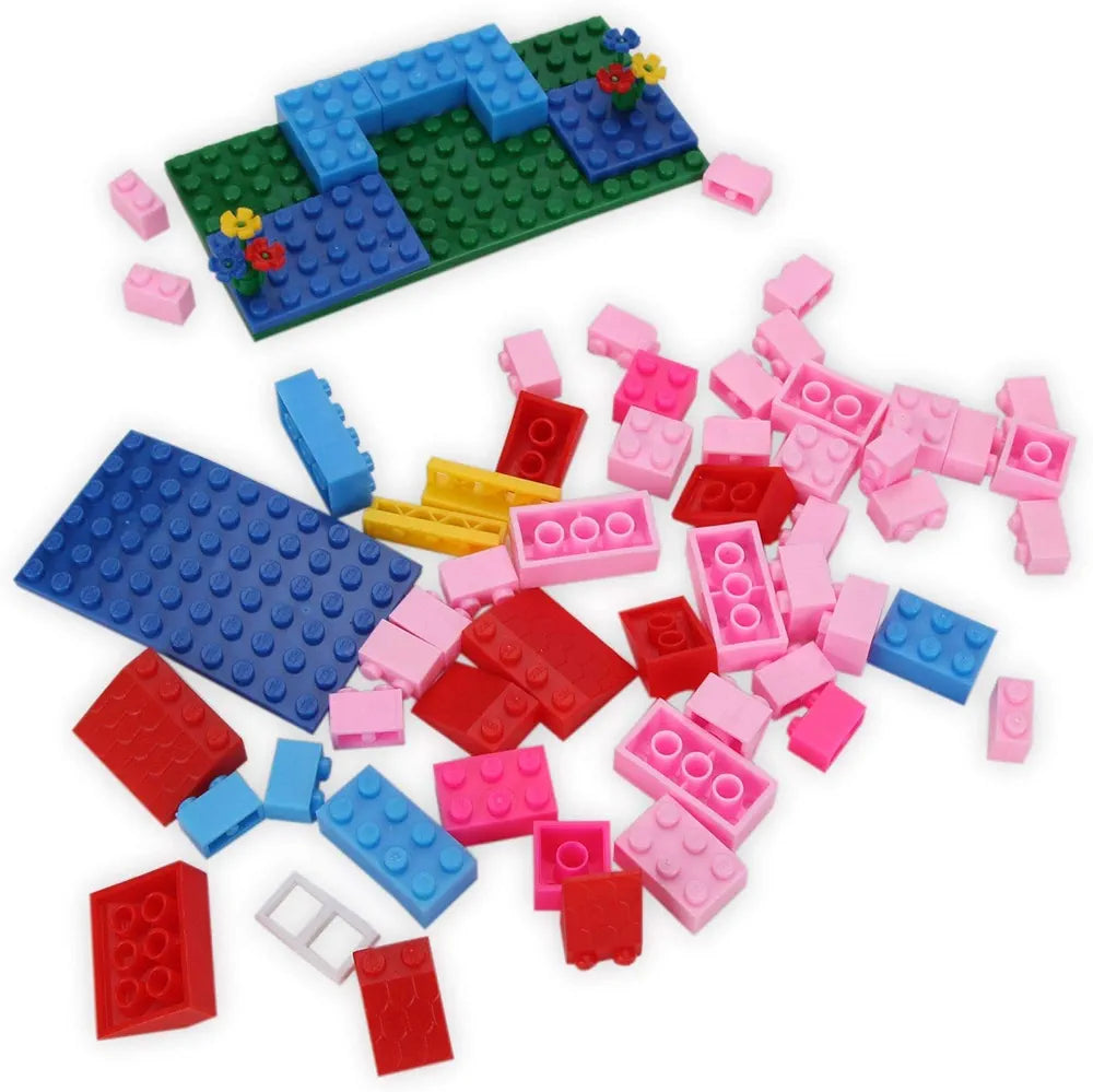 Buy Small House Building Block Game|Dream House Block Set |157 Pieces Blocks,House Building Blocks|Educational Toy| Bricks Toys Sets|Puzzles Block Set for Kids| Sams world samstoy.in Sams toy world shop in Ahmedabad Gujarat