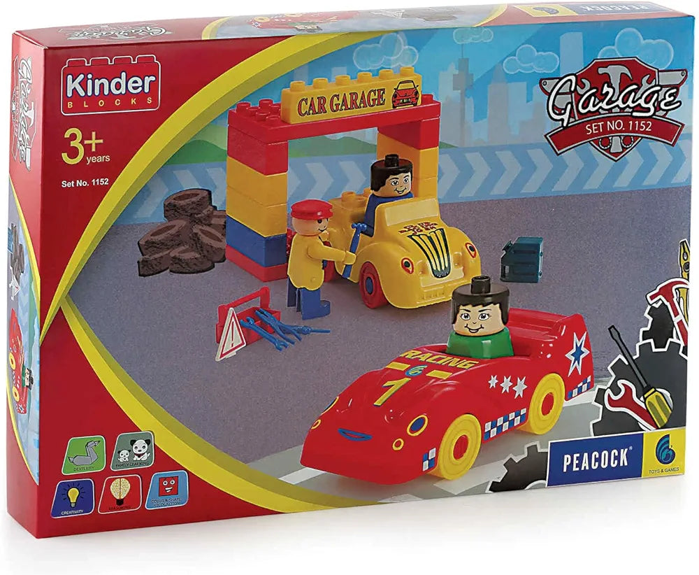 Buy Toys and Games KB Car Garage Set | Blocks Motor Skill Developers Imagination & Creativity| Learning | Sams Toy world ahmedabad gujarat samstoy.in Sams toy world shop in Ahmedabad Gujarat