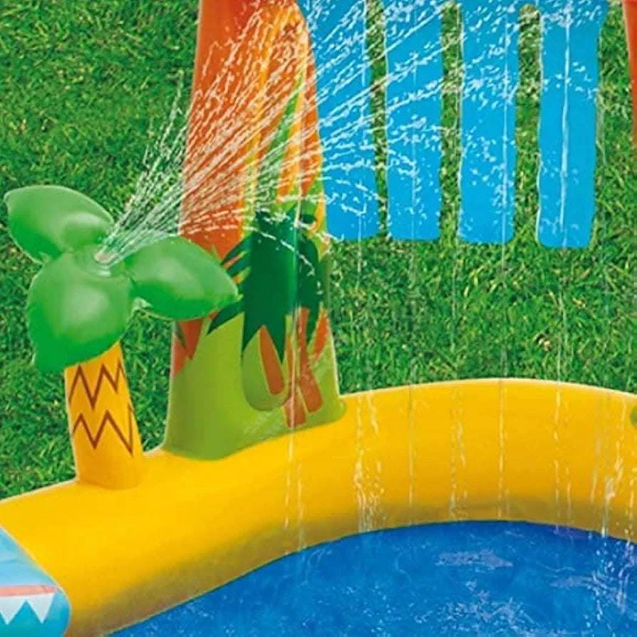 Buy Inflatable Slider Swimming Pool with| Water Spray for Kids| Boys and Girls Outdoor|Indoor Waterfall |Sam's toy world samstoy.in Sams toy world shop in Ahmedabad Gujarat