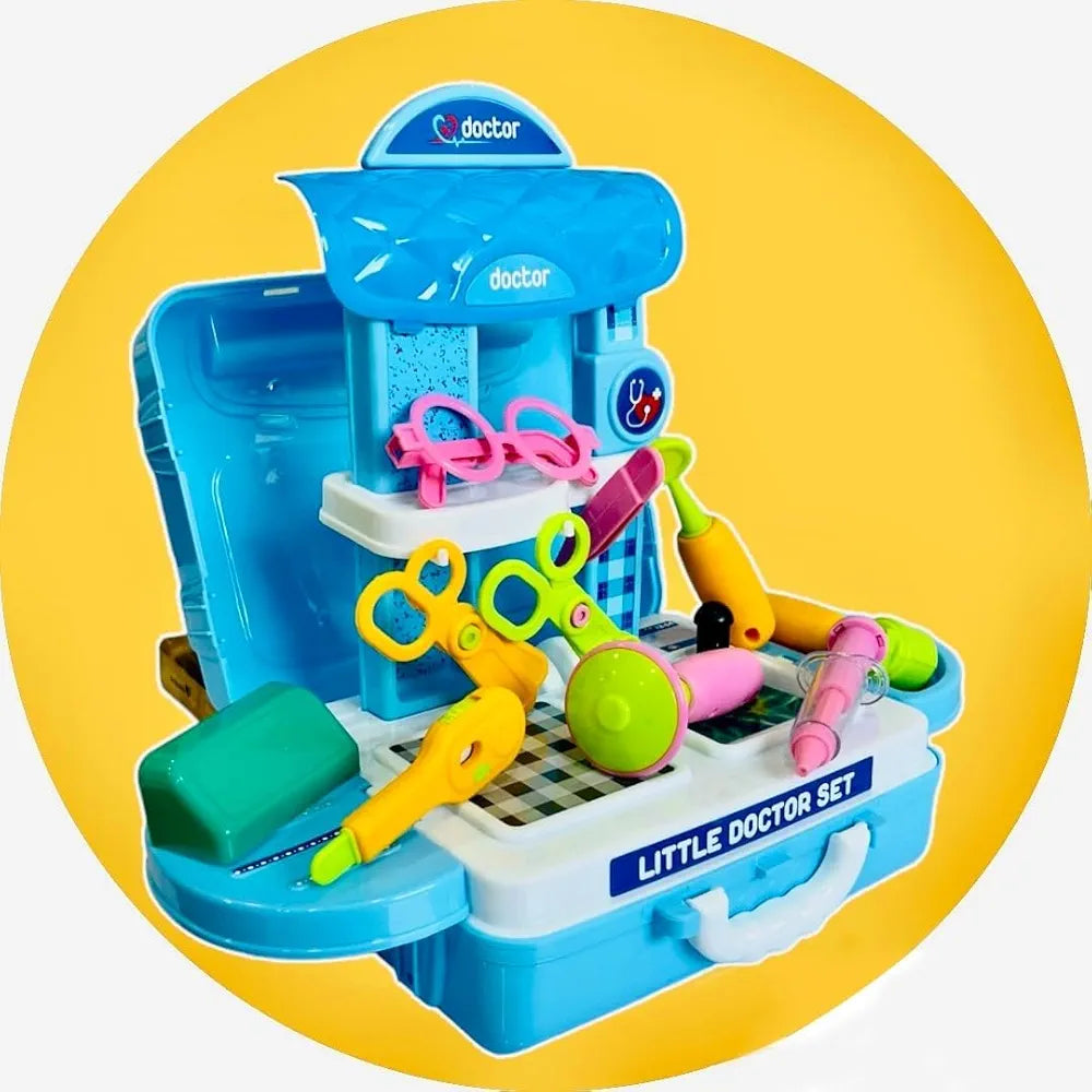 My Baby Love Doctor Play Set for Kids | 3 in 1 Doctor Play Kit Set for Boys & Girls | Medical Doctor Accessories Clinic Set | Pretend Play Doctor Set for Kids|Sams world