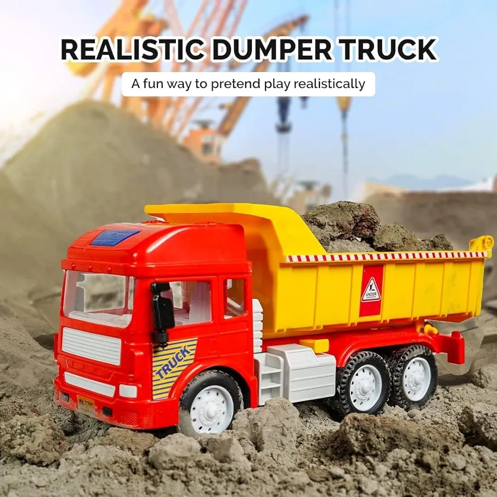 Buy My First Wheels Dumper Truck | Friction Powered Big Size Plastic Toy Vehicle for Kids| Sams Toy world ahmedabad gujarat samstoy.in Sams toy world shop in Ahmedabad Gujarat