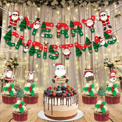 Buy Christmas Combo 24 Pcs Party Decoration Kit, Merry Christmas Decoration, Xmas Party Decoration | sams toy world Sam's Toy World Sams toy world shop in Ahmedabad Gujarat