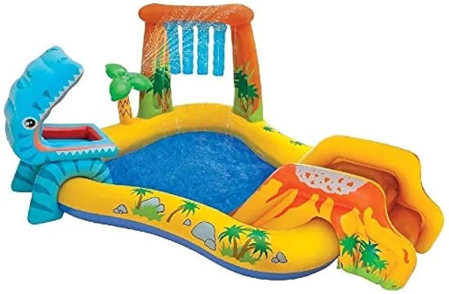 Buy Inflatable Slider Swimming Pool with| Water Spray for Kids| Boys and Girls Outdoor|Indoor Waterfall |Sam's toy world samstoy.in Sams toy world shop in Ahmedabad Gujarat