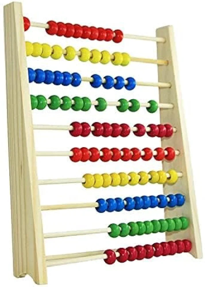 Buy Kids Bead Abacus for Math Wooden Counting Toys for Toddlers| Montessori Math Manipulatives Beads| Educational Toys for Preschool Boys Girls 2 Years Old| Sams world š samstoy.inĀ Sams toy world shop in Ahmedabad GujaratĀ
