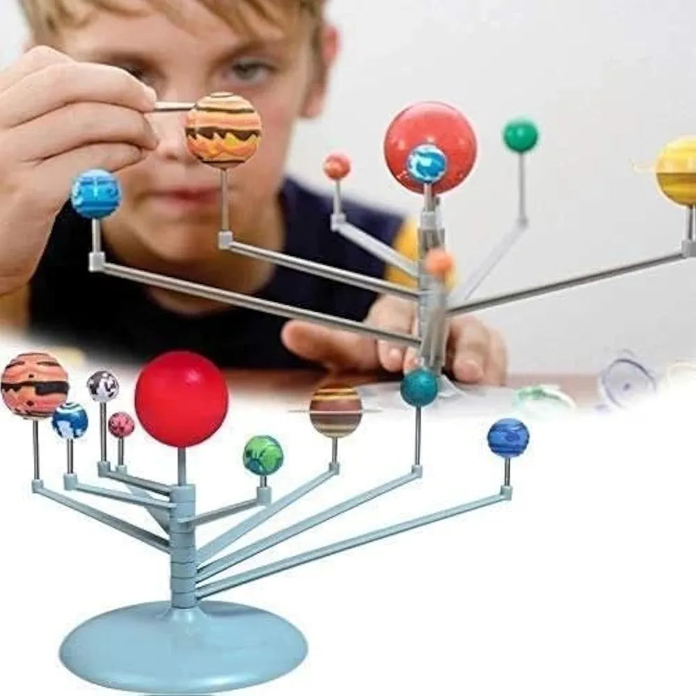Buy Solar System DIY Kit |Educational Science Toy for Kids| Assemble| Paint| and Learn Activity Set for Smart| Curious Children| Sams world samstoy.in Sams toy world shop in Ahmedabad Gujarat