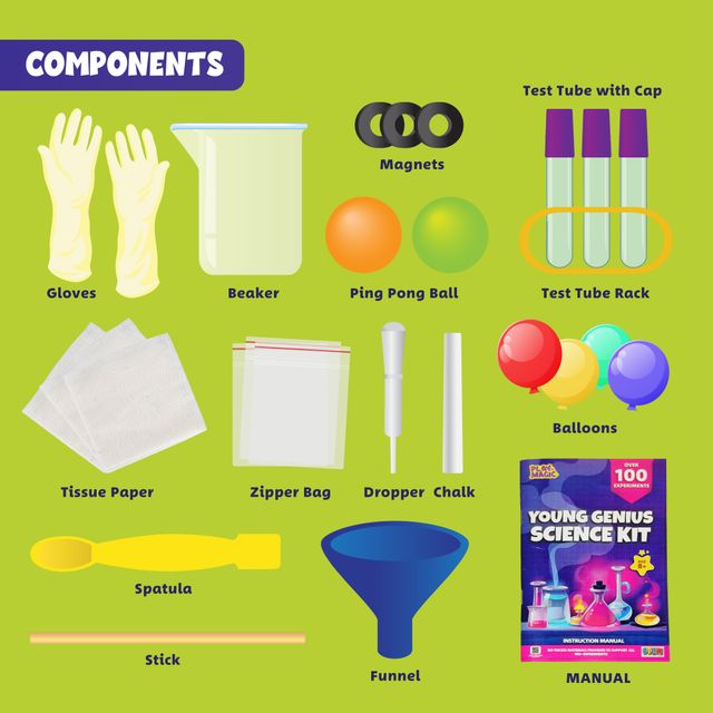 Buy Playmagic Young Genius Science Kit | use full school project|more activities|sams Toy world samstoy.in Sams toy world shop in Ahmedabad Gujarat