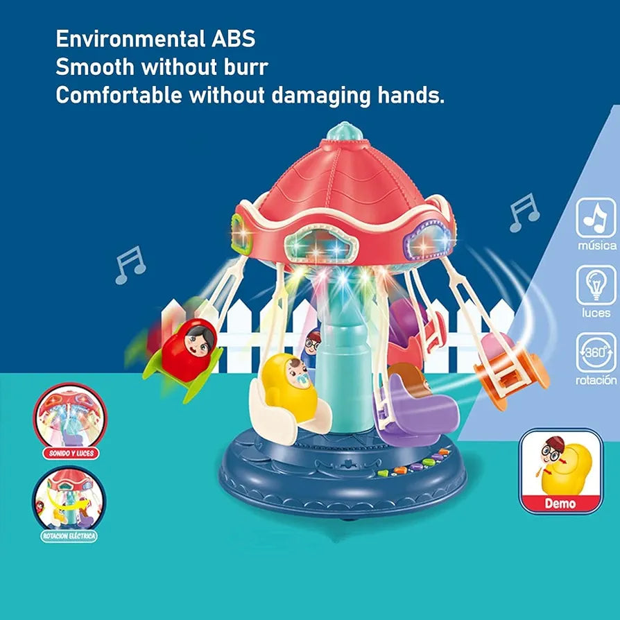 Buy Electric Music Rotate Swing Toy| Colorful Lighting Decompression Swing Electric Music Rotate Toy|Sams world š samstoy.inĀ Sams toy world shop in Ahmedabad GujaratĀ