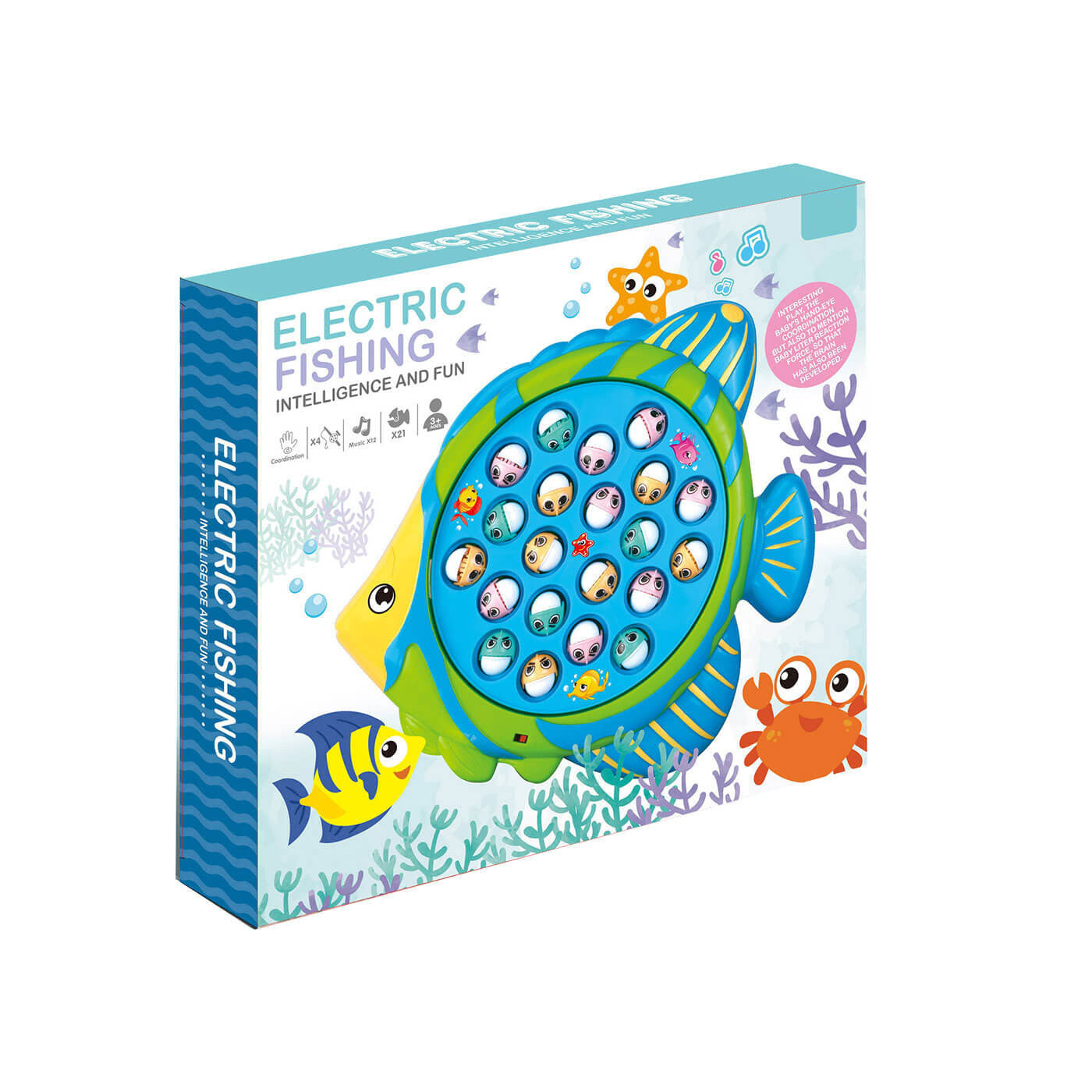 Buy Fishing Game Toy | with Rotating Board with |Music On/Off Switch for Quiet Play|sams toy world samstoy.in Sams toy world shop in Ahmedabad Gujarat
