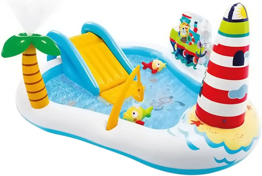 Buy Water Play Center Swimming Pool with Slides Mini Water Park | Kids and Toddlers Play | Sams Toy world ahmedabad gujarat Intex Sams toy world shop in Ahmedabad Gujarat